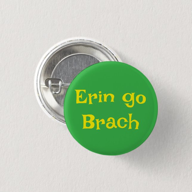 Saint Patrick's Day button (Front & Back)