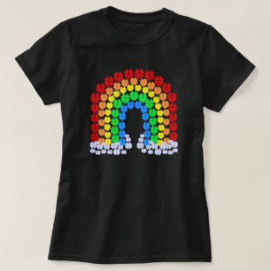 Saint Patrick's Day Clover Rainbow Pretty T-Shirt
