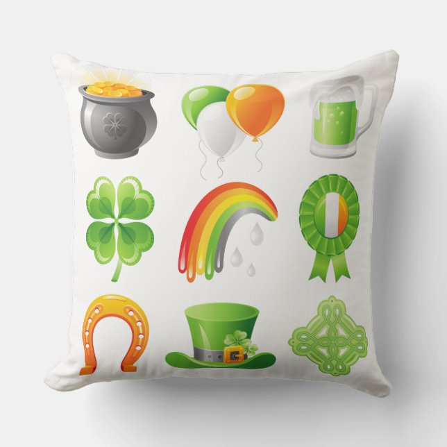 saint patricks day cushion (Front)
