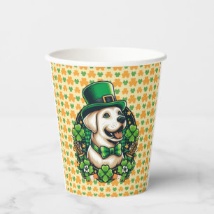 Saint Patrick's Day cut dog Paper Cups