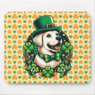 Saint Patrick's Day Cute Dog Mouse Pad