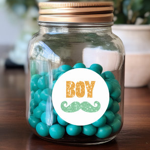 Saint Patrick's Day Gender Reveal Stickers (Boy)