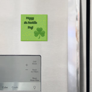 Saint Patrick's Day, Green Clovers, Lucky Clovers Magnet