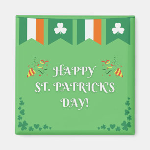 Saint Patrick's Day Green Magnet