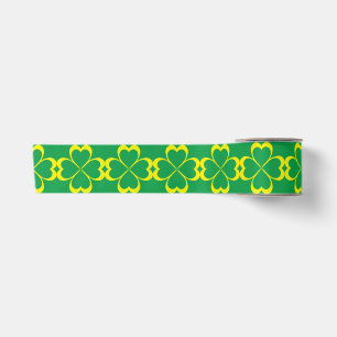 Saint Patrick's Day green shamrock Satin Ribbon