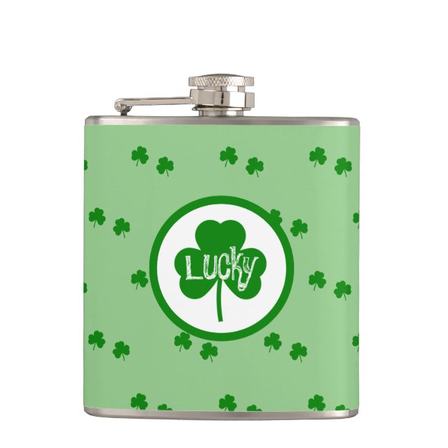 Saint Patrick's Day  Hip Flask (Front)