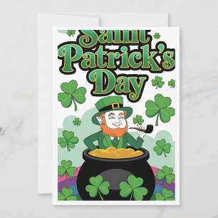 Saint Patrick's Day Holiday Card 