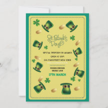 Saint Patrick's Day Invitation