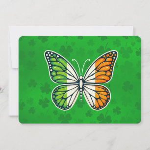 Saint Patrick's Day Irish butterfly Holiday Card