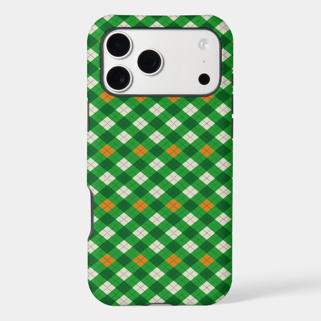  Saint Patrick's Day Irish colored argyle (Back)