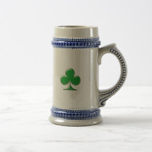 Saint Patrick's Day Irish Green Clover Shamrock Beer Stein