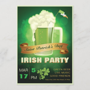 Saint Patrick's Day Irish Party Invitation