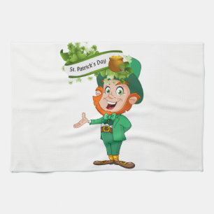 Saint Patrick's Day Kitchen Hand Towel