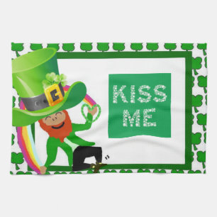 Saint Patrick's Day Kitchen Hand Towel