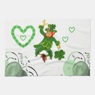 Saint Patrick's Day Kitchen Hand Towel