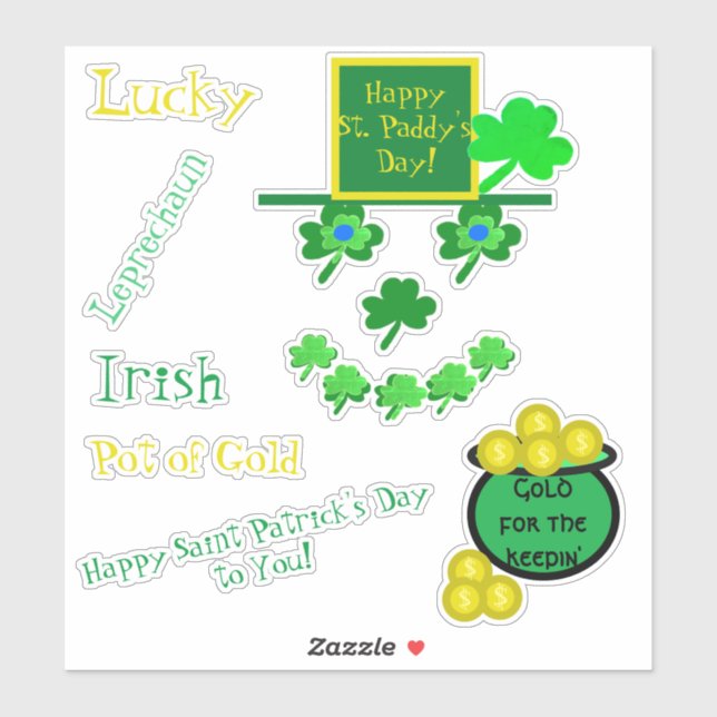 Saint Patrick's Day Leprechaun Vinyl (Sheet)