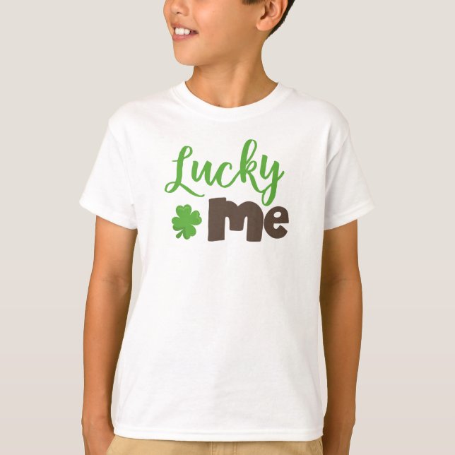 Saint Patrick's Day, Lucky Clovers, Lucky Me T-Shirt (Front)
