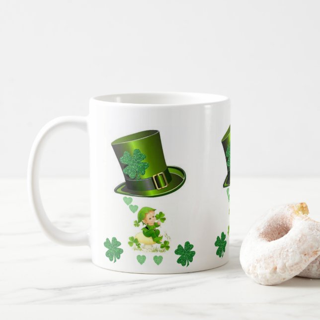 Saint Patrick's Day Mug (With Donut)