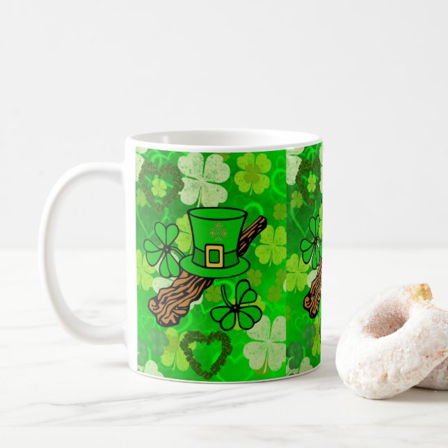 Saint Patrick's Day Mug (With Donut)