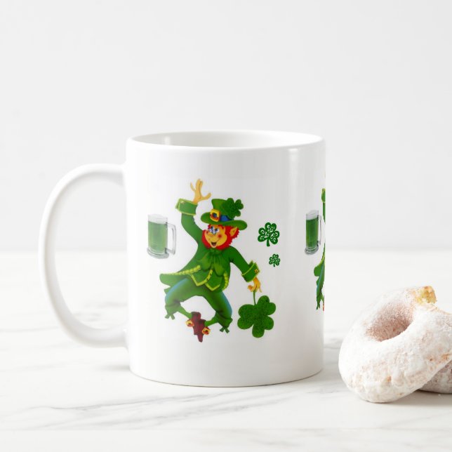 Saint Patrick's Day Mug (With Donut)