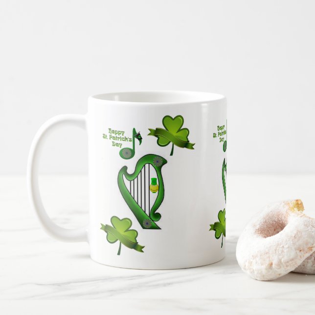 Saint Patrick's Day Mug (With Donut)