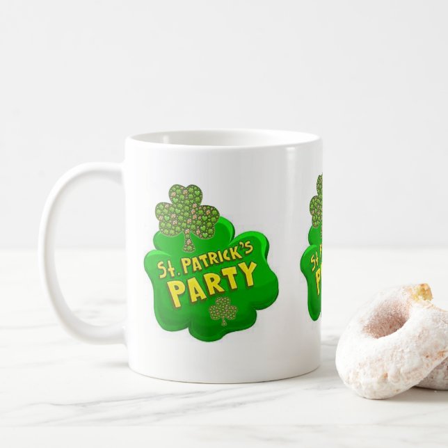 Saint Patrick's Day Mug (With Donut)