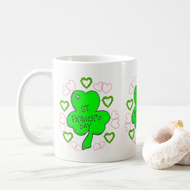Saint Patrick's Day Mug (With Donut)
