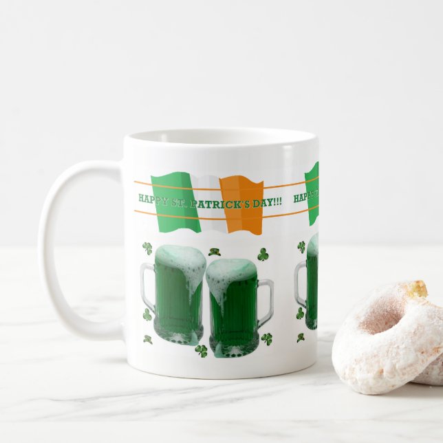 Saint Patrick's Day Mug (With Donut)