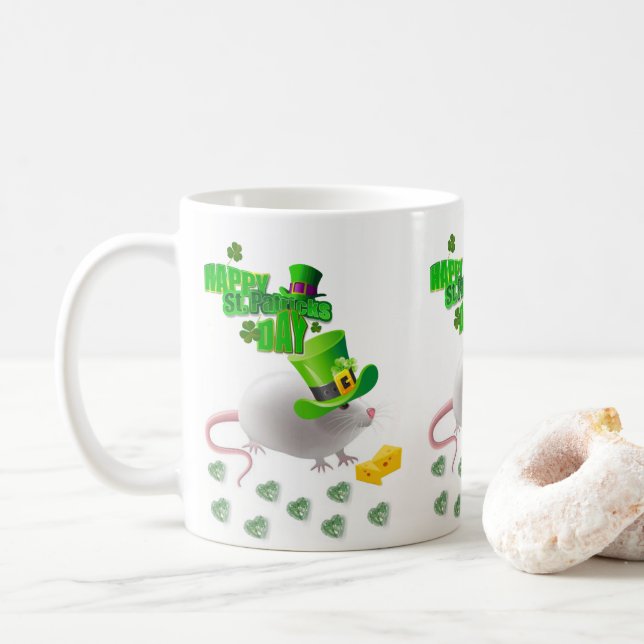 Saint Patrick's Day Mug (With Donut)