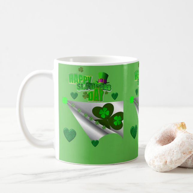 Saint Patrick's Day Mug (With Donut)