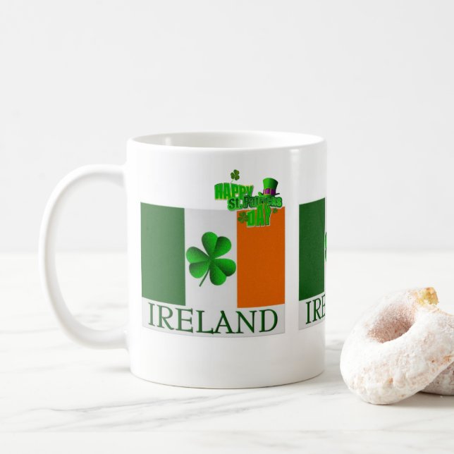 Saint Patrick's Day Mug (With Donut)