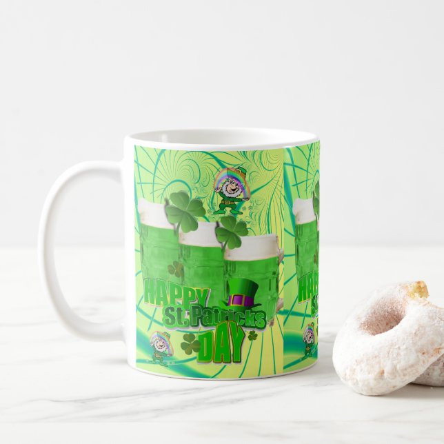 Saint Patrick's Day Mug (With Donut)