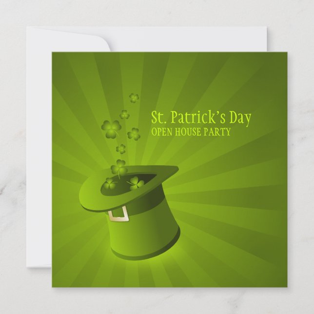 Saint Patrick's Day Party invitation (Front)