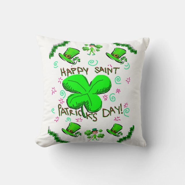 Saint Patrick's Day Pillow (Front)