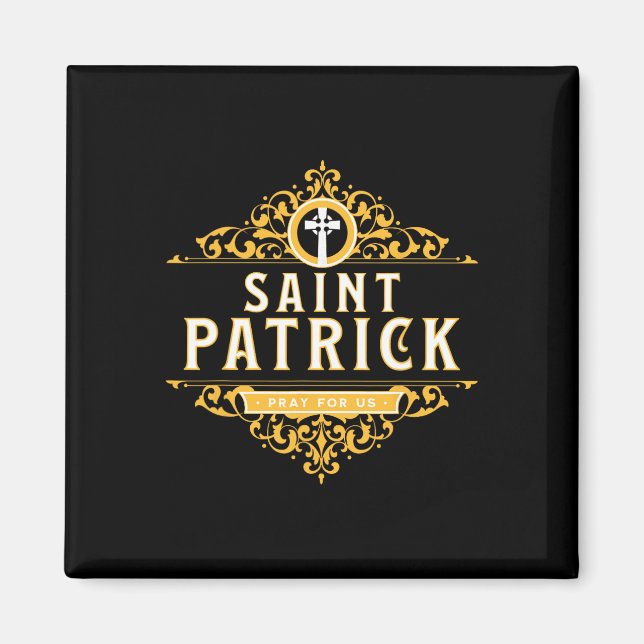 Saint Patricks Day Pray For Us St Patrick's Cathol Magnet (Front)