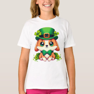 Saint Patricks' Day puppy  T-Shirt