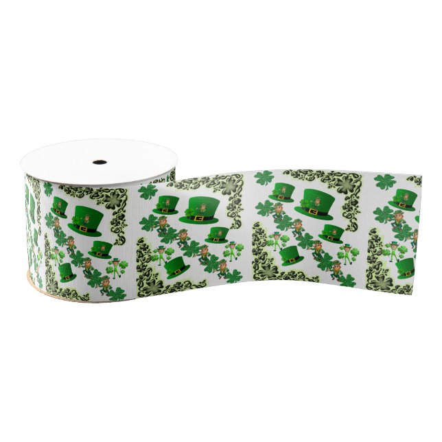 Saint Patrick's Day Ribbon Grosgrain Ribbon (Spool)