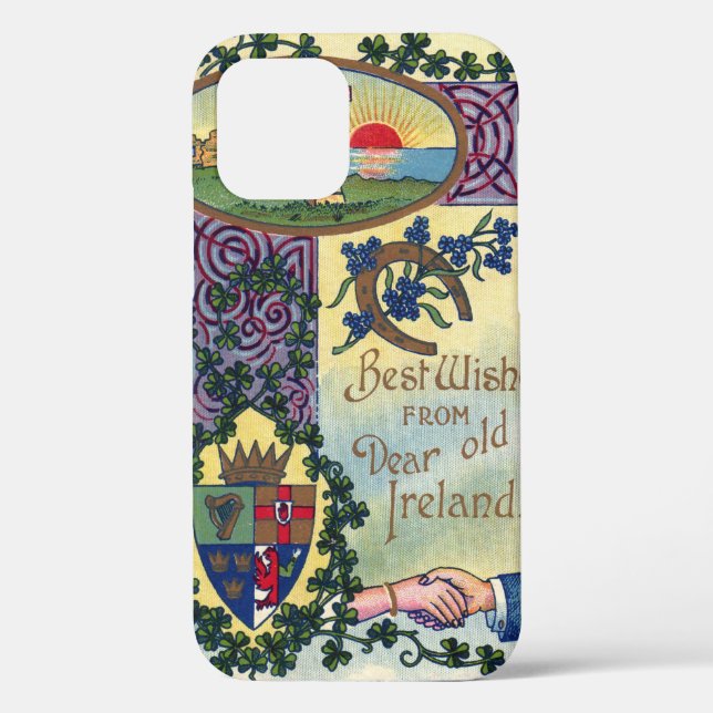 Saint Patrick's Day, Shamrock Case-Mate iPhone Case (Back)
