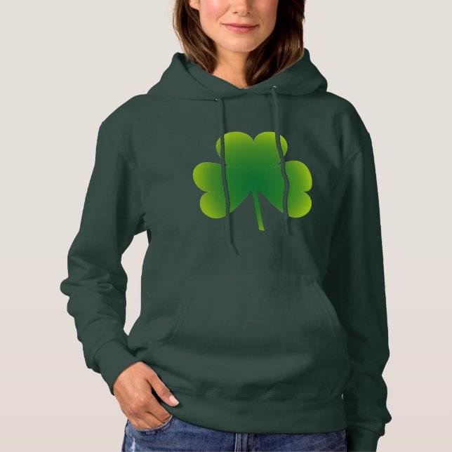 Saint Patrick's Day Shamrock Hoodie (Front)