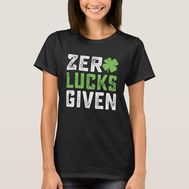 Saint Patrick's Day Shamrock Irish T-Shirt (Front)