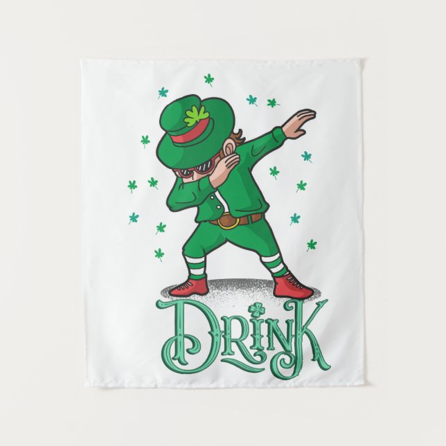 Saint Patrick's Day,Shamrock Tapestry (Front)