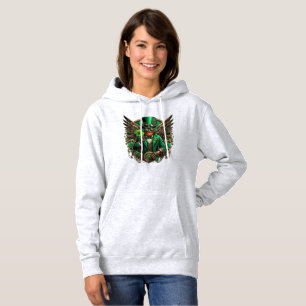 Saint Patrick's Day steampunk clover Hoodie