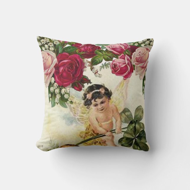 Saint Patrick's Day Throw Pillow (Front)