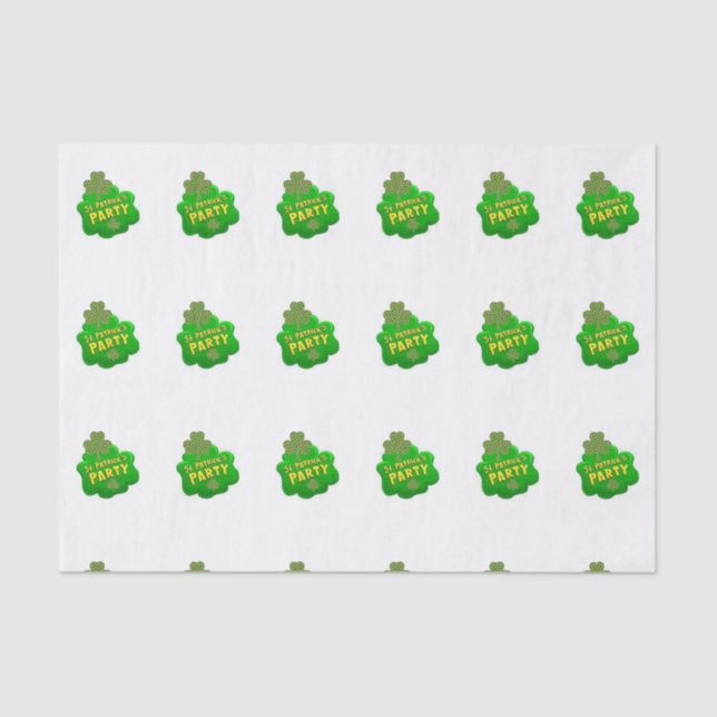 Saint Patrick's Day Tissue Paper (Front)