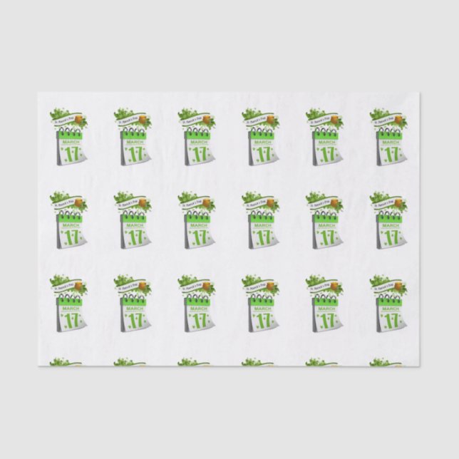 Saint Patrick's Day Tissue Paper (Front)