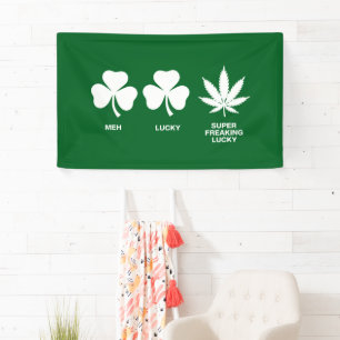 Saint Patricks Funny Party for Guys  Banner