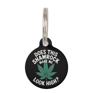 Saint Patricks Funny Party for Guys Great Parade Pet Tag