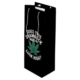 Saint Patricks Funny Party for Guys Great Parade Wine Gift Bag