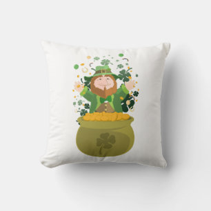 Saint Patrick's Leprechaun Cushion