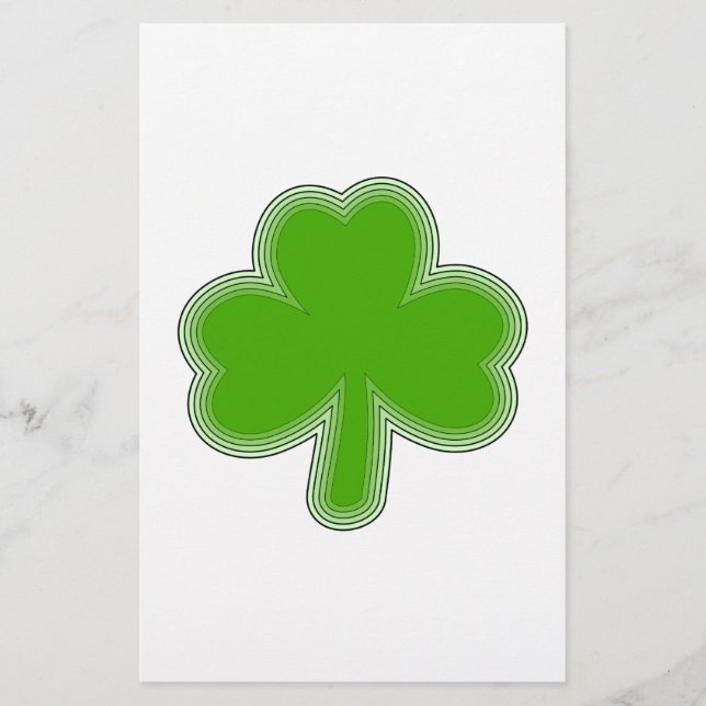 Saint Patrick'S Shamrock Drawing (Front)